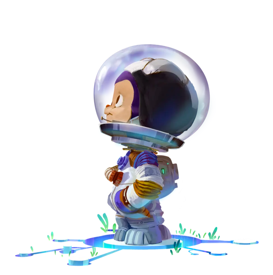 Astronauta decorativo